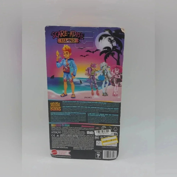 Monster High Scare-Adise Island Heath Burns Beach Gear Doll - Picture 2 of 2